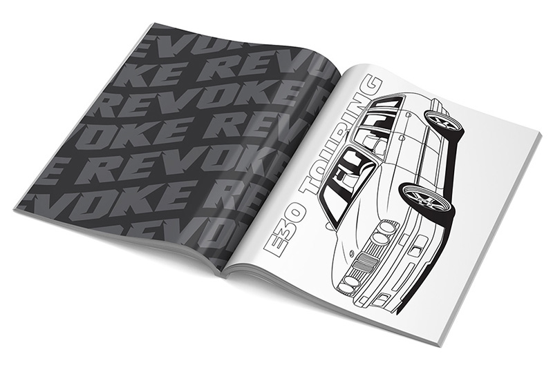 Revoke Bimmers Coloring Book - BMW Cars 6 alt