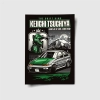 Plakat The Drfit King Keiichi Tsuchiya