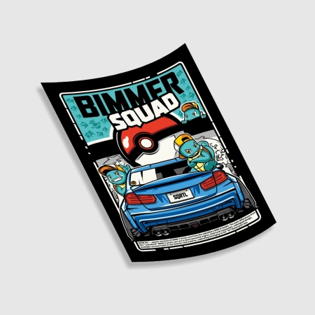 Plakat Bimmer Squad Squirtle Pokemon