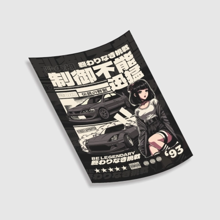 Plakat Be Legendary Evo 350z