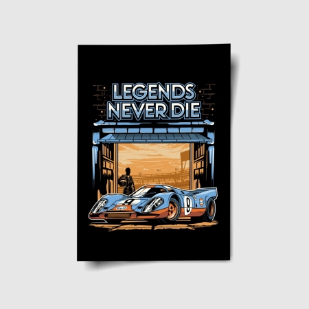Plakat Legends Never Die