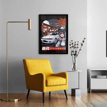 Plakat Skyline R32 Japan