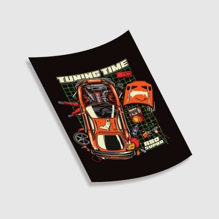 Plakat Tuning Time Supra MK4