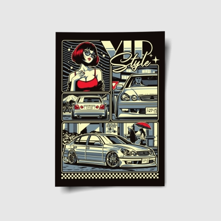 Plakat VIP style GS MK2