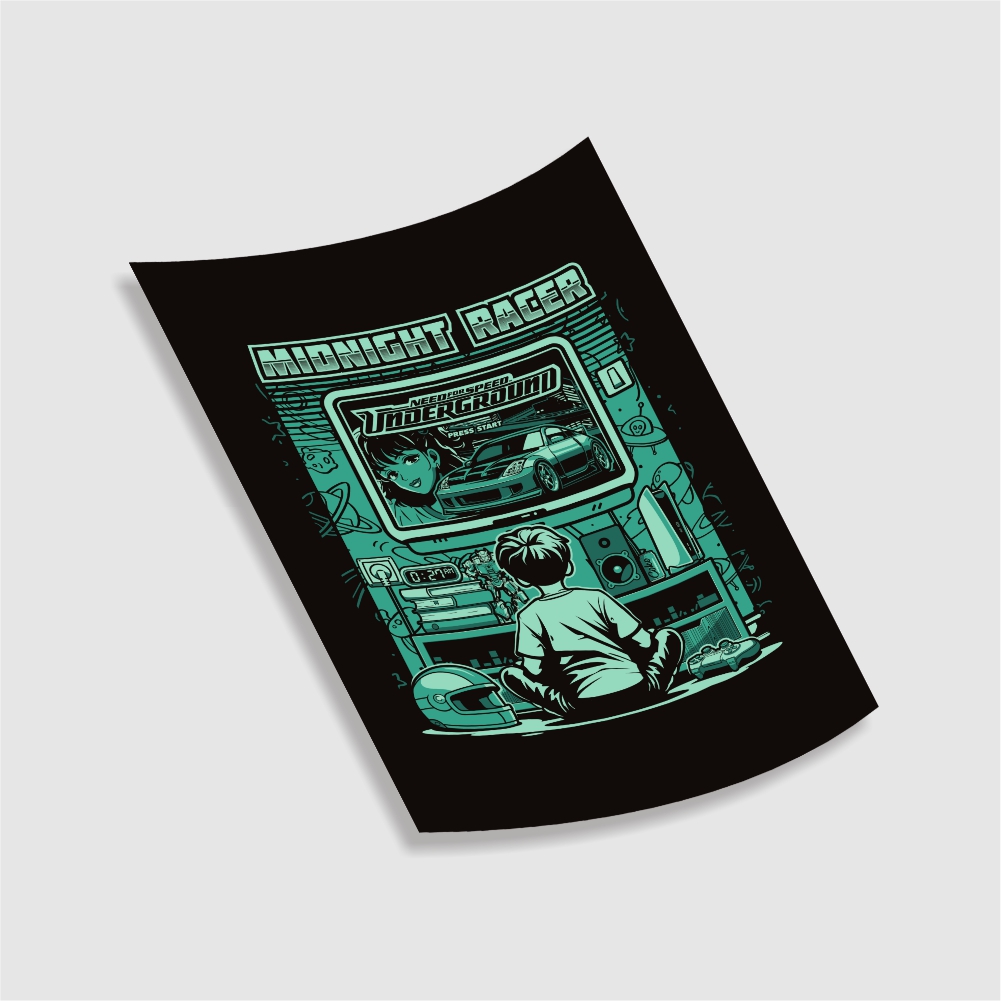 Midnight Racing Poster Plakat Midnight Racer Need For Speed · Revoke